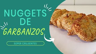 Nuggets de garbanzos súper crujientes  Nuggets veganos [upl. by Eiramnwad]