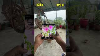 s23 u vs s24 u photo capture  camera test smartphone s23ultra s24ultra shorts youtubeshorts [upl. by Itraa]