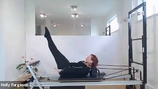 Intermediate Stott Pilates Reformer Flow Class [upl. by Lanoil]