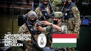 34th Bercsényi László Special Forces Battalion  Hungary SOF  Edit 2024 [upl. by Niemad]