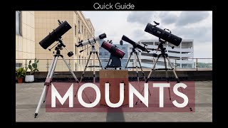 Types of Telescope Mounts  Quick amp Easy Guide for Beginners with EDISLA Astra 114 [upl. by Elocon368]