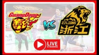 CBA live  Zhejiang Guangsha Lions vs Guangdong Southern Tigers live [upl. by Sabu774]