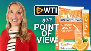 Hydralyte Electrolyte Powder Packets  Our Point Of View [upl. by Arak]