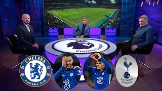 Chelsea vs Tottenham 20 Hakim Ziyech Super Goal⚽ Alan Shearer And Zola Analysis [upl. by Avek]