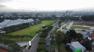 Video Drone Jalan Bintaro Boulevard Tangerang Selatan djimavicmini2 footage bintarojaya [upl. by Wrennie]