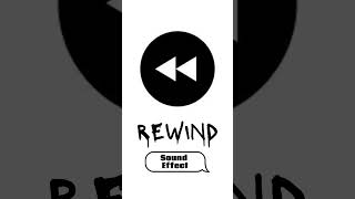 REWIND SOUND EFFECT soundeffect rewind soundeffectsforcontentcreators sound shorts soundeffect [upl. by Obelia831]