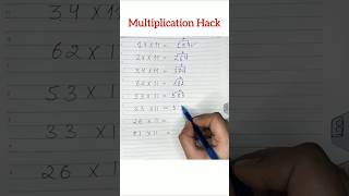 Multiplication Hack 😮 Must watch 👆multiplicationtrickshortsmaths knowledgeworld [upl. by Curzon]