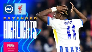 EXTENDED HIGHLIGHTS  Brighton v Liverpool  Carabao Cup [upl. by Vish]