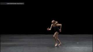 Angélique LEITAO  Individuel Contemporain  Concours Odyssée de la Danse 2012 [upl. by Orteip]