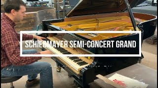 Piano Restoration with commentary German Semi Concert Grand [upl. by Werby]