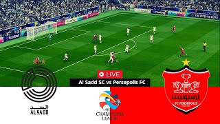 LIVE Al Sadd vs Persepolis AFC CHAMPIONS LEAGUE 2425 Full Match  Video Game Simulation [upl. by Elvie693]