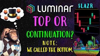 Luminar Stock LAZR Top or Continuation Higher [upl. by Eemiaj]