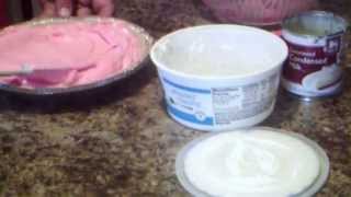 Kool Aid Pie made from cool aid whipped cream and condensed milk [upl. by Cila]