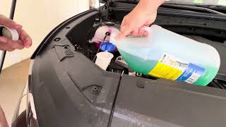 How to add washer fluid to your 2023 Hyundai Tucson Limited [upl. by Eldridge]