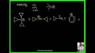 10 CarbocationHybridisationStability order12HydrideMethylPhenyl shift [upl. by Honor]