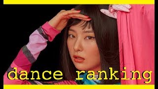 RED VELVET Dance Ranking ranked by a dancer OUTDATED [upl. by Inalak]