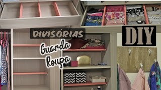 IDEIAS PARA ORGANIZAR GUARDA ROUPA E QUARTO [upl. by Lednam]