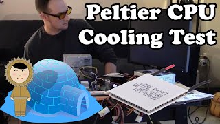 💻 Peltier CPU Cooling Test [upl. by Aznerol975]