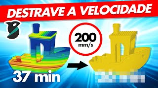 3 PASSOS para DESTRAVAR A VELOCIDADE REAL de Sua Impressora 3D Orca Slicer [upl. by Lzeil322]