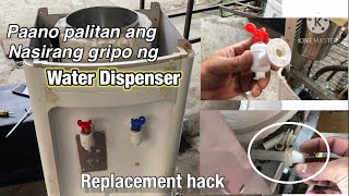 Water Dispenser faucet replacement hack [upl. by Alym]