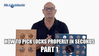 How To Pick Locks Properly In Seconds Part 1  Mr Locksmith™ [upl. by Alat]