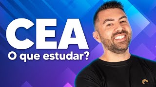 Qual o conteúdo estudar para o CEA [upl. by Aramen]