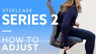 How To Steelcase Series 2 Office Chair Adjustments [upl. by Ninaj635]