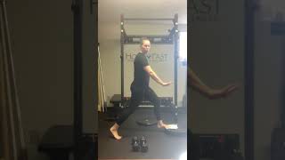 Forefoot Elevated Stationary Lunges [upl. by Llehsor]