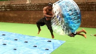 SLIP AND SLIDE MOUSETRAP DEATHBALL CHALLENGE wTGFBRO [upl. by Ailey96]