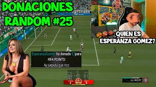 LAS DONACIONES MAS RANDOM A DjMaRiiO EN FIFA 21 25  ESPERANZA G0MEZ [upl. by Adiell302]