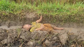 Single mom Garden to grow vegetables make rice fields to prepare for planting corn [upl. by Karney]