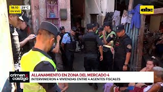 Policías allanan viviendas en Añaretãi incautaron drogas y dinero en efectivo [upl. by Nyrem956]