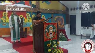 Fr Anish Thengumpillil mhm Neocatechumenal Way 23rd sunday of Ordinary Time [upl. by Erialb]