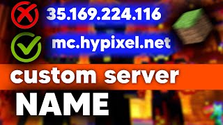 How to get Custom Domain for Minecraft Server  Minecraft 2023 [upl. by Mildrid]