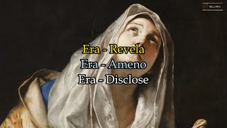 Era  Ameno Lyrics Español Latín English [upl. by Scholem]