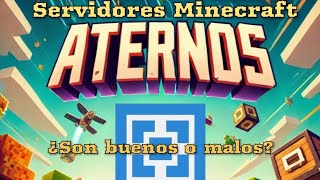 Minecraft Aternos ¿Son buenos o malos 🤔⛏️ [upl. by Thurnau317]