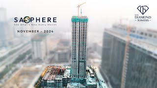 Explore Landmark Living Diamond Towers November 2024 Update [upl. by Anassor]