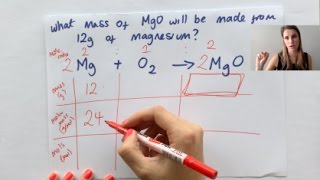 REACTING MASS CALCULATIONS MADE EASY  GCSEIBA LEVEL CHEMISTRY [upl. by Josh]