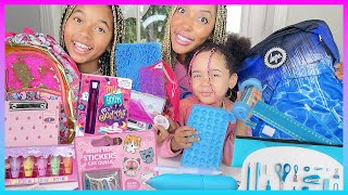 SWAP FOURNITURES SCOLAIRES 2024 BLEU VS ROSE  Back to School Rentrée Scolaire [upl. by Saire]