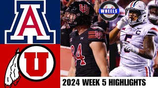 Arizona vs 10 Utah  Full Game Highlights  2024 College Football Highlights [upl. by Caesar478]