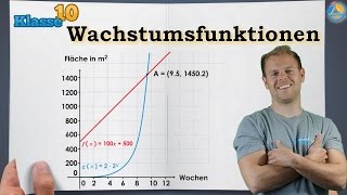 Wachstumsfunktionen  Klasse 10 ★ Wissen [upl. by Maggie]