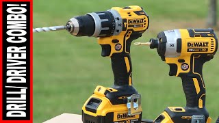 DEWALT 20VOLT MAX DRILLIMPACT COMBO DCK287D1M1 TOOL REVIEW [upl. by Martainn641]