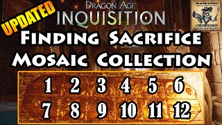 Dragon Age Inquisition  Sacrifice  Mosaic Piece Locations  4K Ultra HD [upl. by Cohbath]