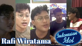 Rafi Wiratama  Best TikTok Cover Indonesian Idol Reaction [upl. by Allevon]