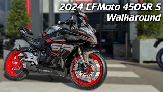 2024 CFMoto 450SR S  Walkaround  Menu  Sound [upl. by Terrie]