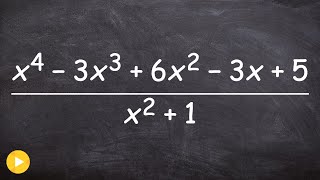 How to find the quotient between two polynomials [upl. by Hadik]