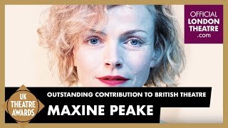 UK Theatre Awards  Maxine Peake  Outstanding Contribution to British Theatre [upl. by Aubreir]