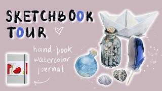 HANDBOOK Watercolor Journal Tour [upl. by Marabel]