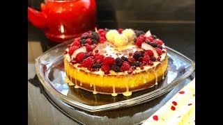 CHEESECAKE DE COCO E FRUTAS VERMELHAS COM THERMOMIXBIMBY® [upl. by Mairam]