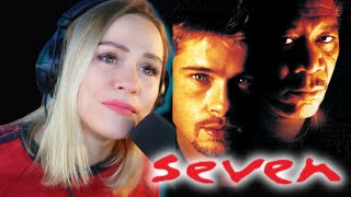 AAAH😱😭 Se7en 1995 First Time Watching Movie Reaction [upl. by Rhyner]